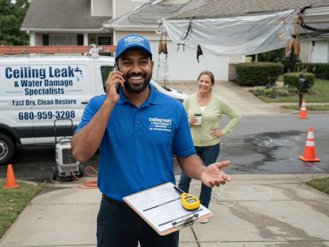 Ceiling Leak Cleanup Huntly, VA FAQs